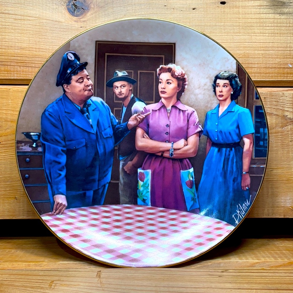 Vintage Honeymooners Collectible Plate